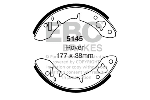 EBC Brake Shoe Replacement Set (6351)