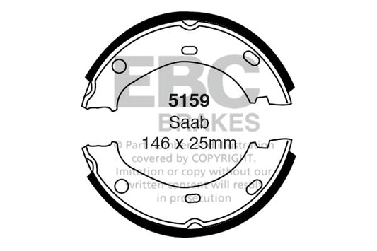 EBC Brake Shoe Replacement Set (5157)