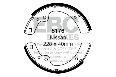 EBC Brake Shoe Replacement Set (5262)