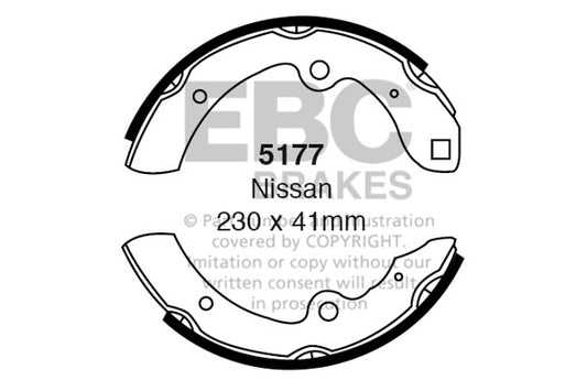 EBC Brake Shoe Replacement Set (5178)