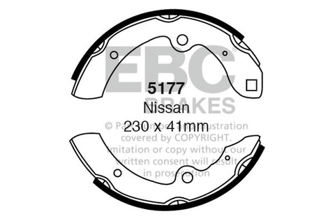 EBC Brake Shoe Replacement Set (5178)