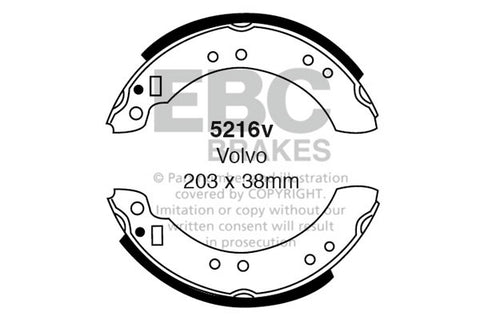 EBC Replacement Brake Shoe Set (5216V)