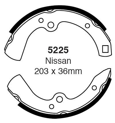 EBC Brake Shoe Replacement Set (6496)