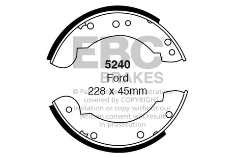 EBC Brake Shoe Replacement Set (6239)