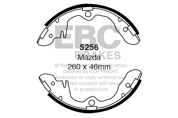 EBC Brake Shoe Replacement Set (6429)