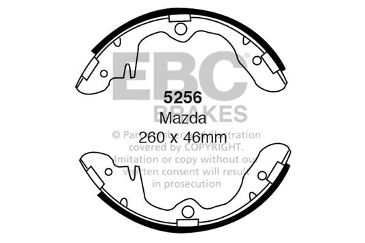 EBC Brake Shoe Replacement Set (6429)