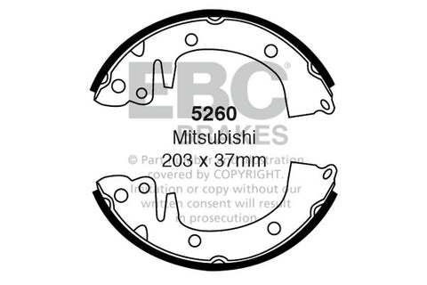 EBC Brake Shoe Replacement Set (6274)