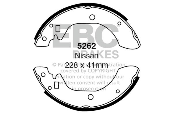 EBC Brake Shoe Replacement Set (5177)