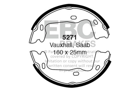 EBC Brake Shoe Replacement Set (6538)