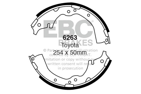 EBC Brake Shoe Replacement Set (5117)