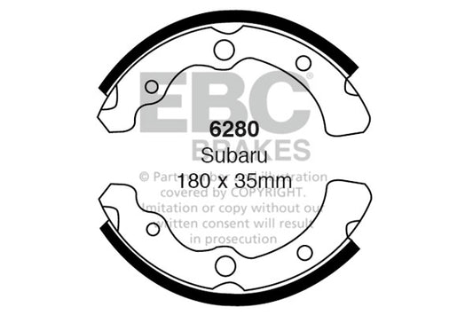 EBC Brake Shoe Replacement Set (6470)