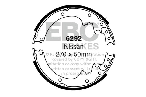 EBC Brake Shoe Replacement Set (6462)