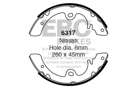 EBC Brake Shoe Replacement Set (6359)