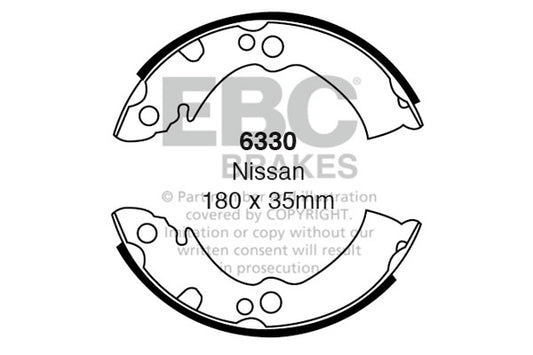 EBC Brake Shoe Replacement Set (5124)