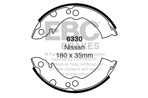 EBC Brake Shoe Replacement Set (5124)