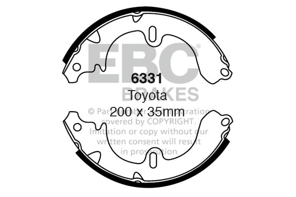 EBC Brake Shoe Replacement Set (6427)