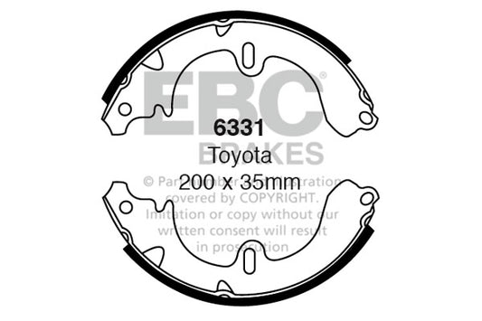 EBC Brake Shoe Replacement Set (6427)