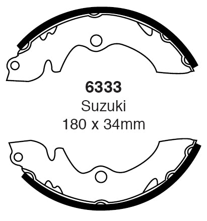 EBC Brake Shoe Replacement Set (6499)
