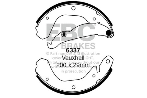 EBC Brake Shoe Replacement Set (5254)