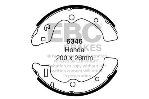 EBC Brake Shoe Replacement Set (6513)