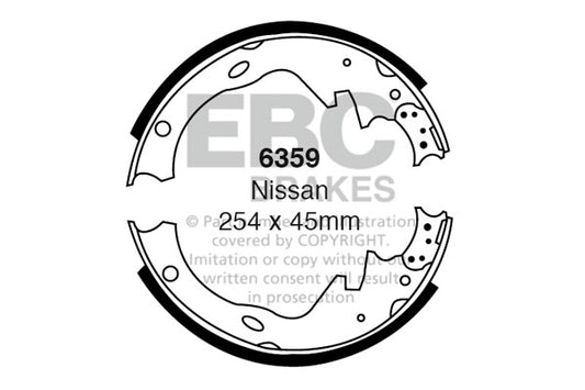 EBC Brake Shoe Replacement Set (6392)