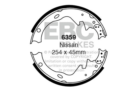 EBC Brake Shoe Replacement Set (6392)