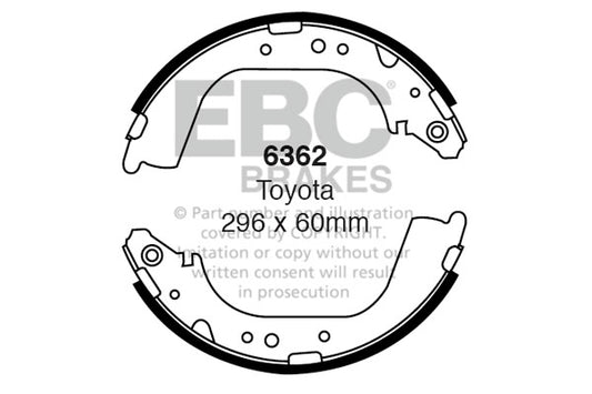 EBC Brake Shoe Replacement Set (5175)