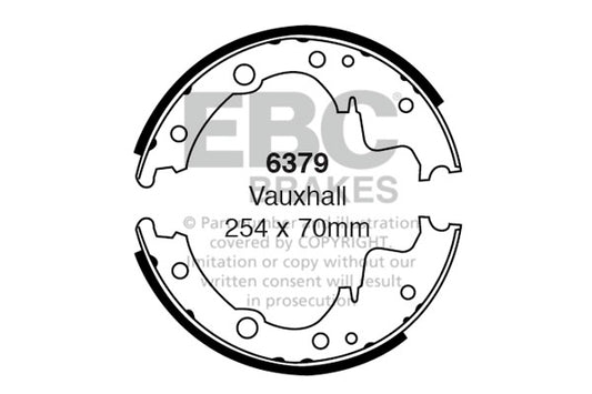 EBC Brake Shoe Replacement Set (5114)