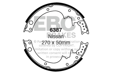 EBC Brake Shoe Replacement Set (5225)