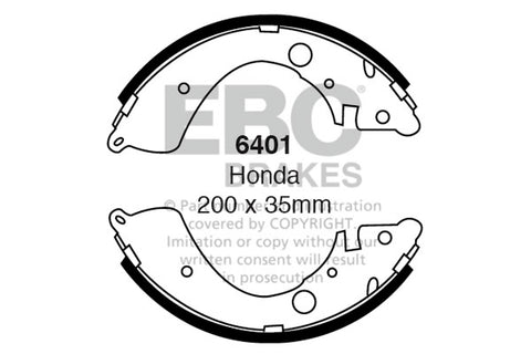 EBC Brake Shoe Replacement Set (6452)