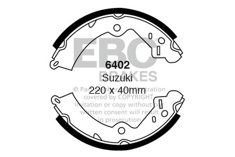 EBC Brake Shoe Replacement Set (6416)