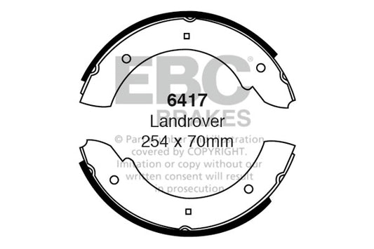 EBC Brake Shoe Replacement Set (6256)