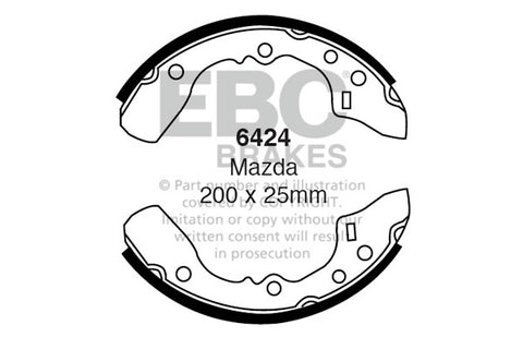 EBC Brake Shoe Replacement Set (6457)
