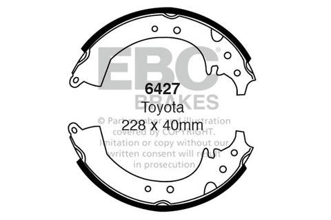 EBC Brake Shoe Replacement Set (6599)