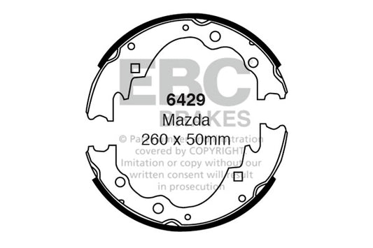 EBC Brakes Standard Disc Premium OE Replacement (Pair) (D2343S)