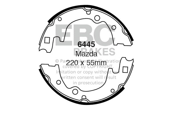 EBC Brake Shoe Replacement Set (6576)