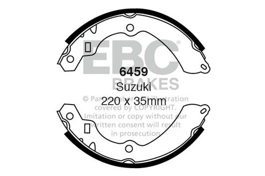 EBC Brake Shoe Replacement Set (6407)