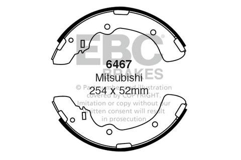 EBC Brake Shoe Replacement Set (6577)