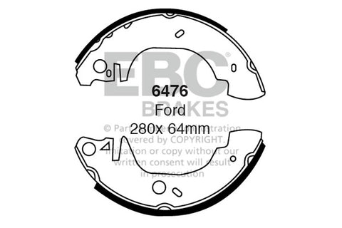 EBC Brake Shoe Replacement Set (6475)
