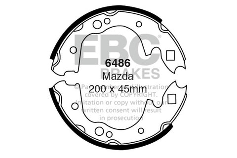 EBC Brake Shoe Replacement Set (6406)