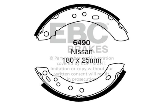 EBC Brake Shoe Replacement Set (6624)