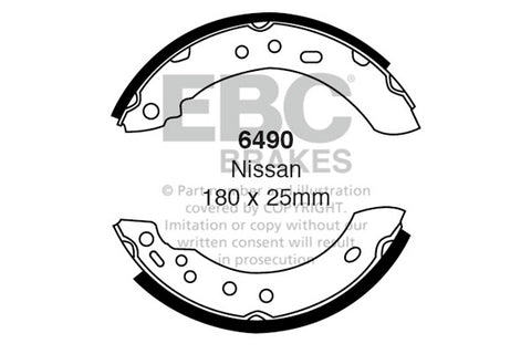 EBC Brake Shoe Replacement Set (6624)