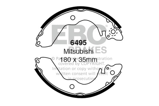 EBC Brake Shoe Replacement Set (6355)