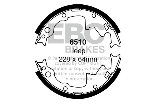 EBC Brake Shoe Replacement Set (5035)