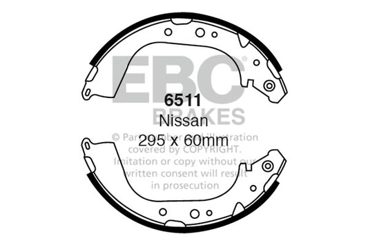 EBC Brake Shoe Replacement Set (6361)