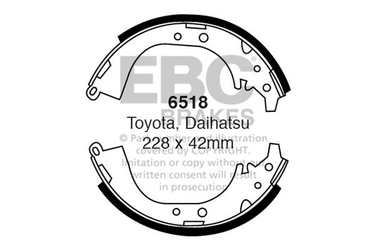 EBC Brake Shoe Replacement Set (6563)
