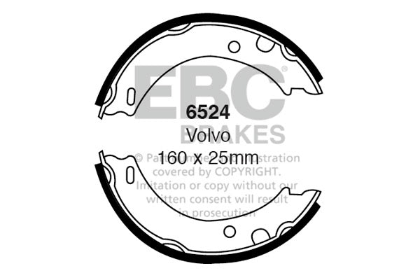 EBC Brake Shoe Replacement Set (6532)