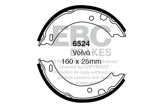 EBC Brake Shoe Replacement Set (6532)