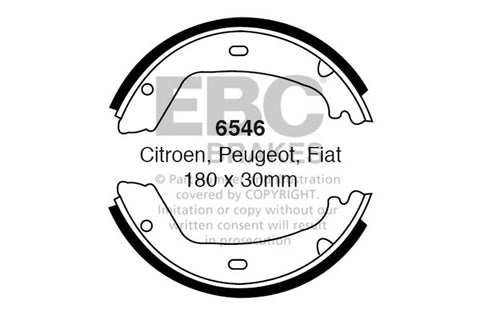 EBC Brake Shoe Replacement Set (6516)