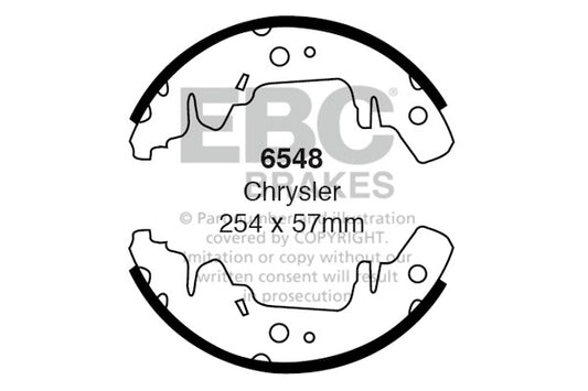 EBC Brake Shoe Replacement Set (6592)